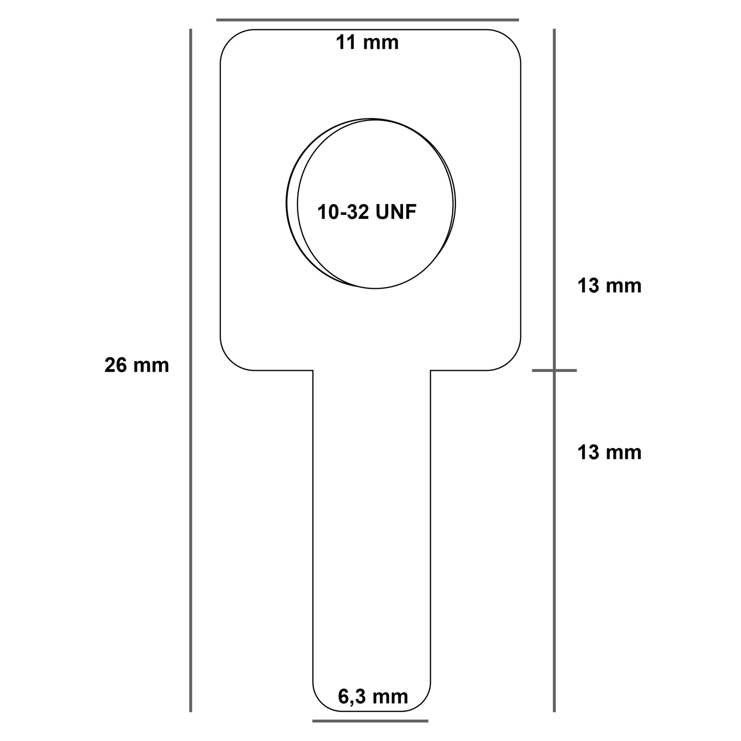 Ultraflex Tapp L12 for kontrollkabel – bilde 2