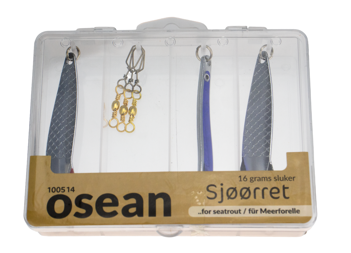 Osean sluksett Sjøørret - 3pk - 16gr
