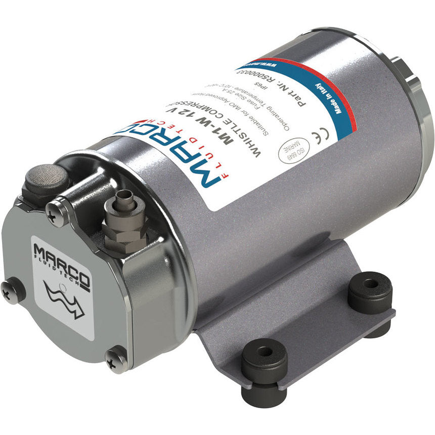 Reservekompressor 24V for Signalhorn godkjent for båt 12-20 m