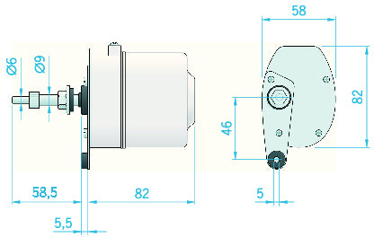 Roca W5 vindusviskermotor 12V