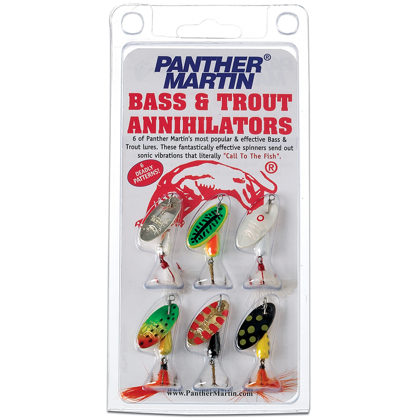Panther Martin - Sett - Bass & Trout Annihilators 6 Pack