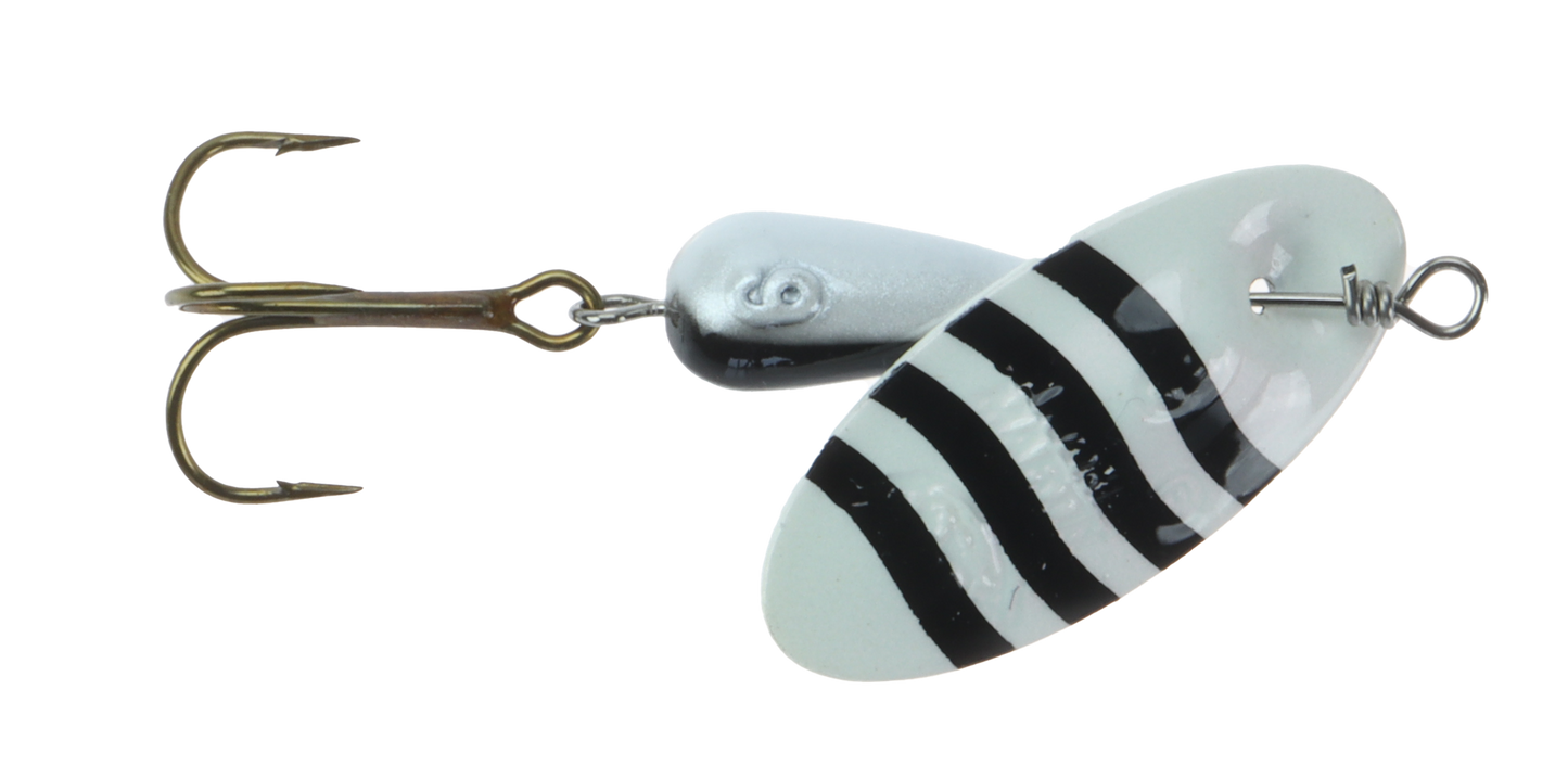 Panther Martin - Albino Zebra - Hvit / Sorte striper