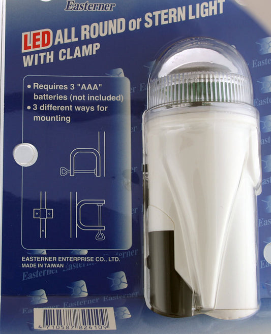 Batterilanterne på mast, LED