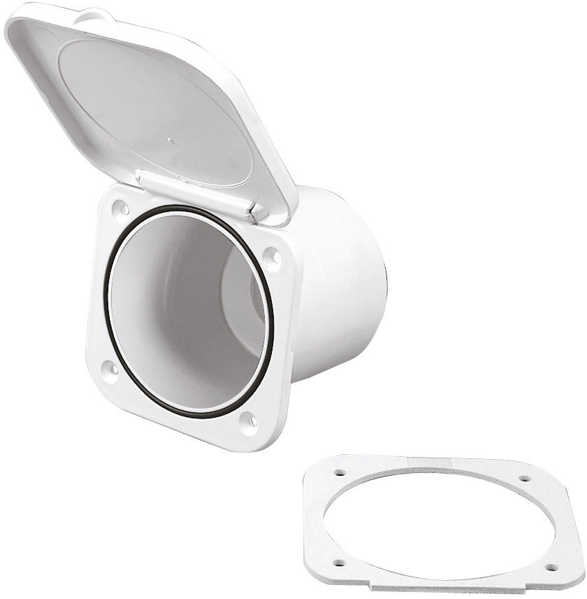 Boks for hovedstrømsbryter hvit