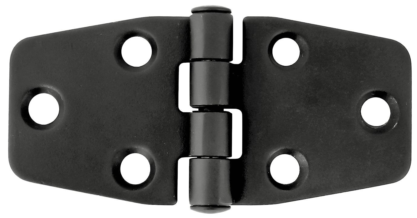 1852 Hengsel 37 x 76 mm syrefast sort