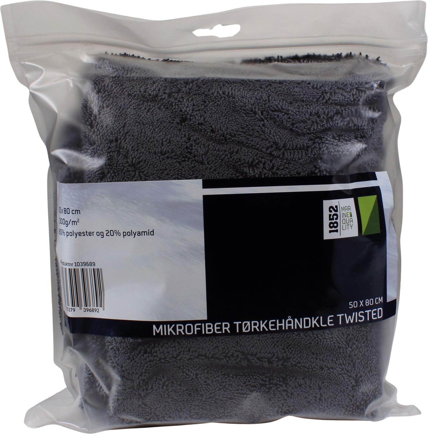 1852 Mikrofiber Tørkehåndkle Twisted