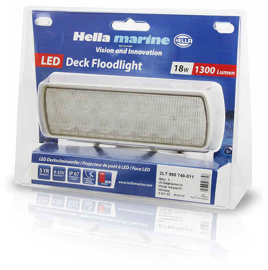 Hella Sea Hawk-XLR LED dekkslys hvit