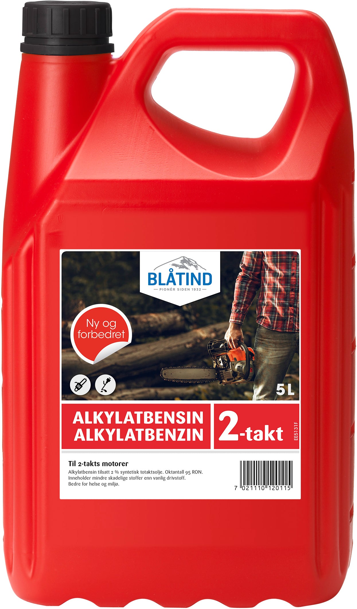 Blåtind Alkylatbensin 2T 5 l