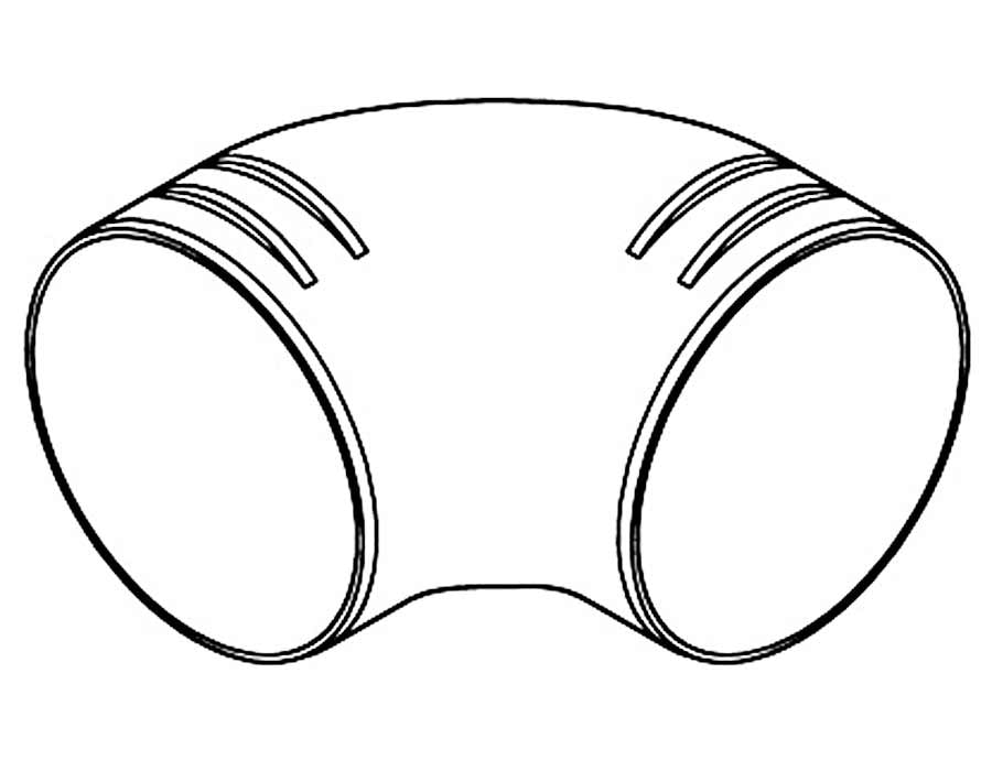 Webasto Albue 90 grader