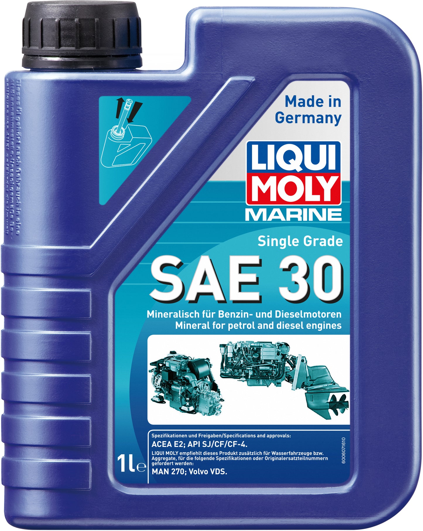 LiquiMoly Liqui Moly Marine Single Grade SAE 30 1 l
