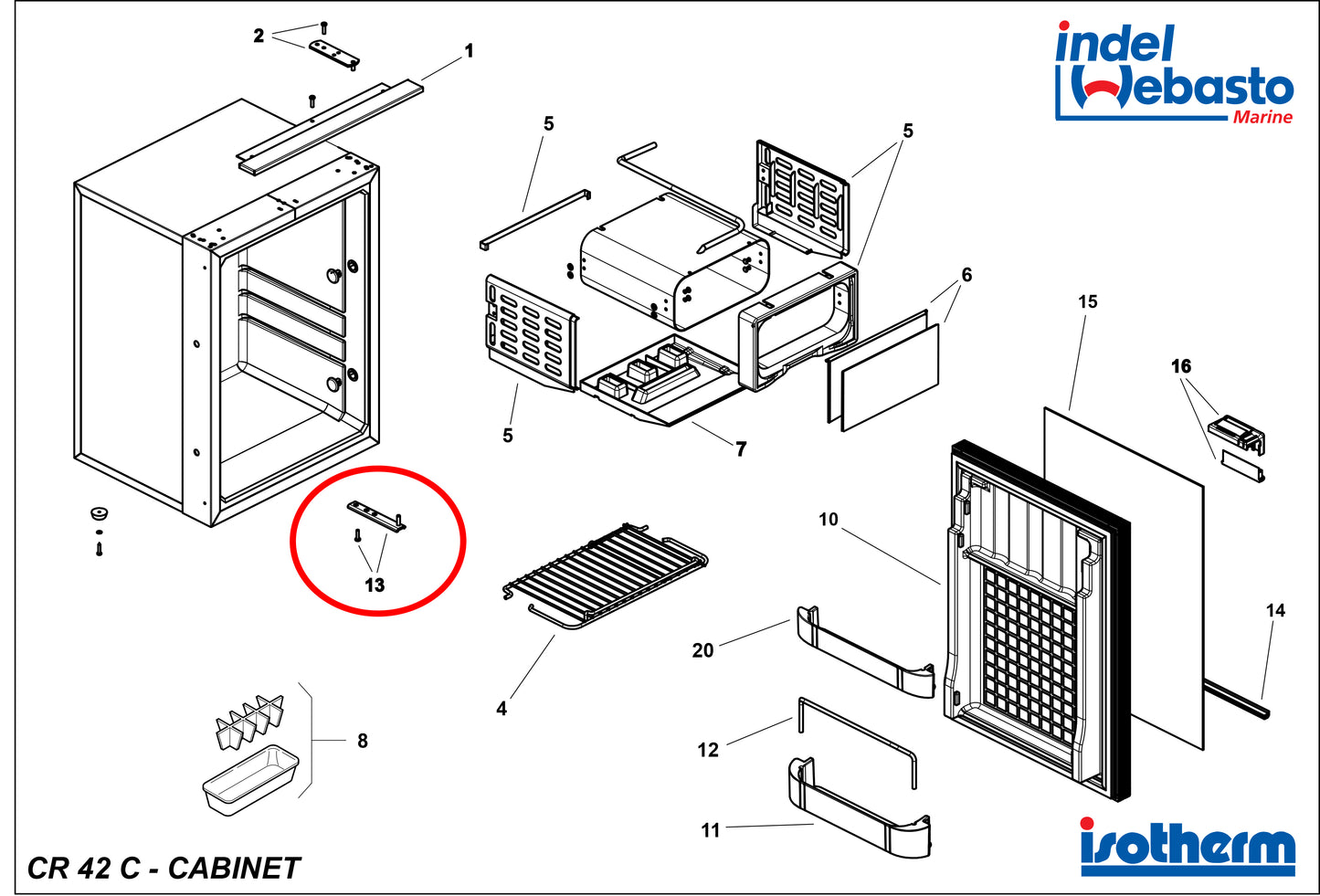 Hengsle Nedre CR49/65 C – bilde 2