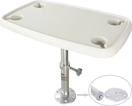 Bordplate, rektangulær med 4 flaskeholdere