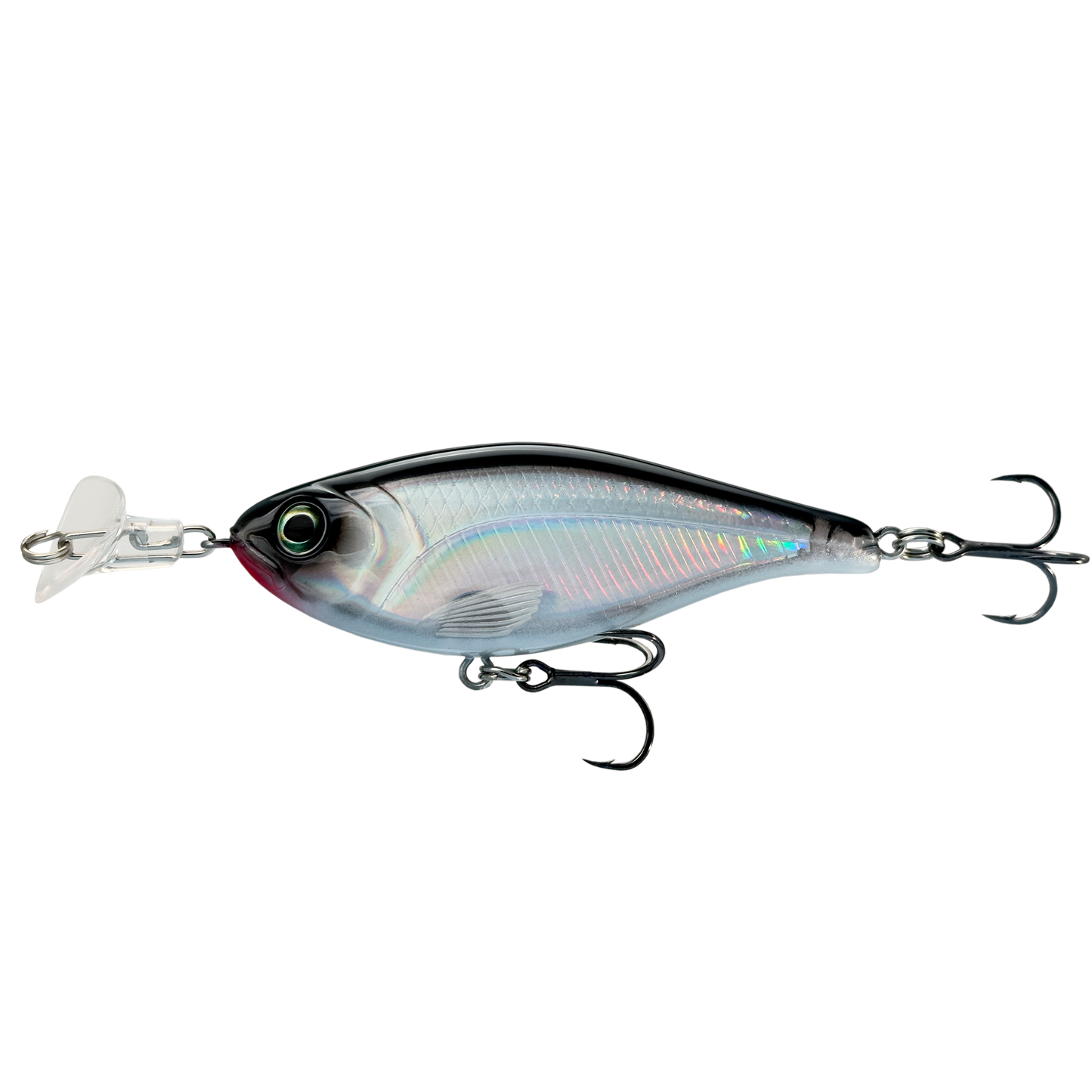 Headbanger Cranky Shad - Slow sink - Black/Silver