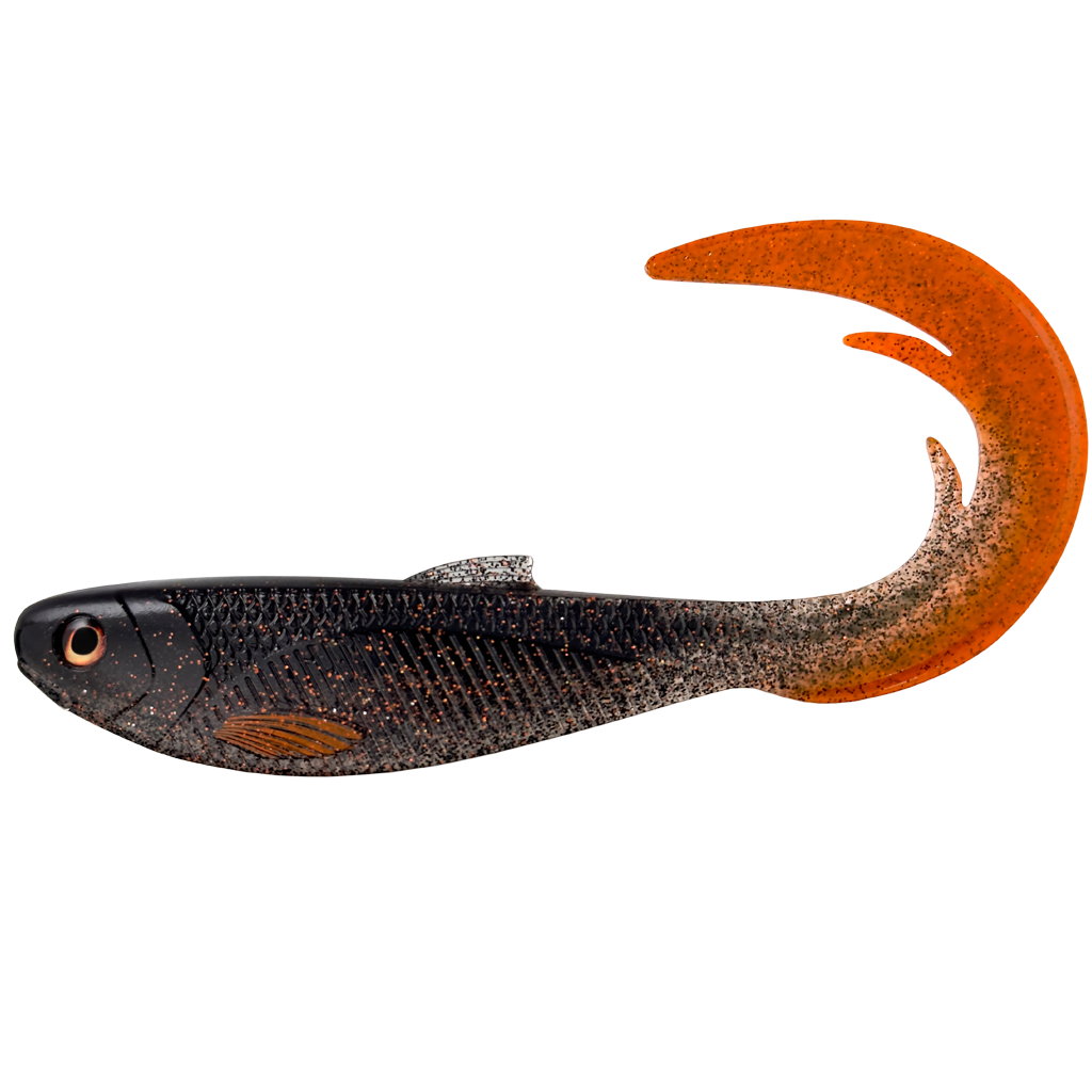 Headbanger FireTail v2 - Softbait - Black/Orange