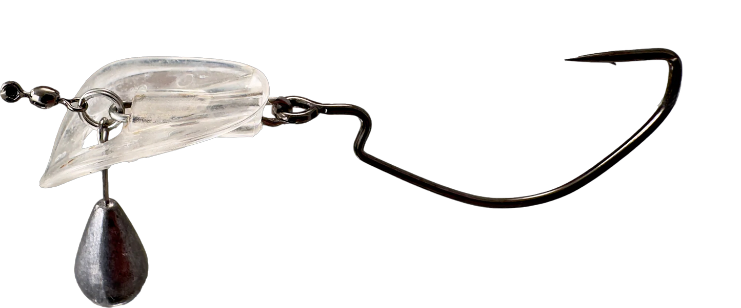 Headbanger BottomRocker4'' - 4/0 Deep Dive - 9cm - 15g transparent