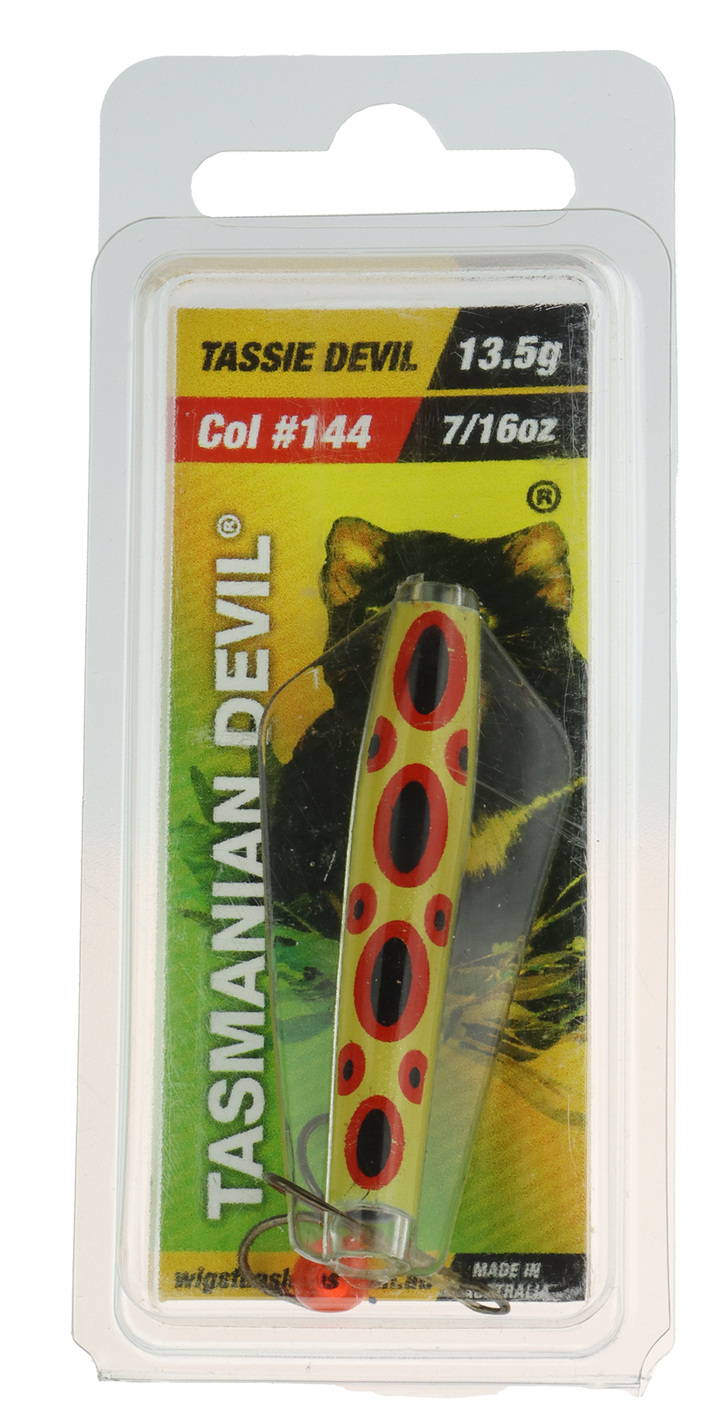 Tasmanian Devil - 144 Yellow frog - 13.5gr