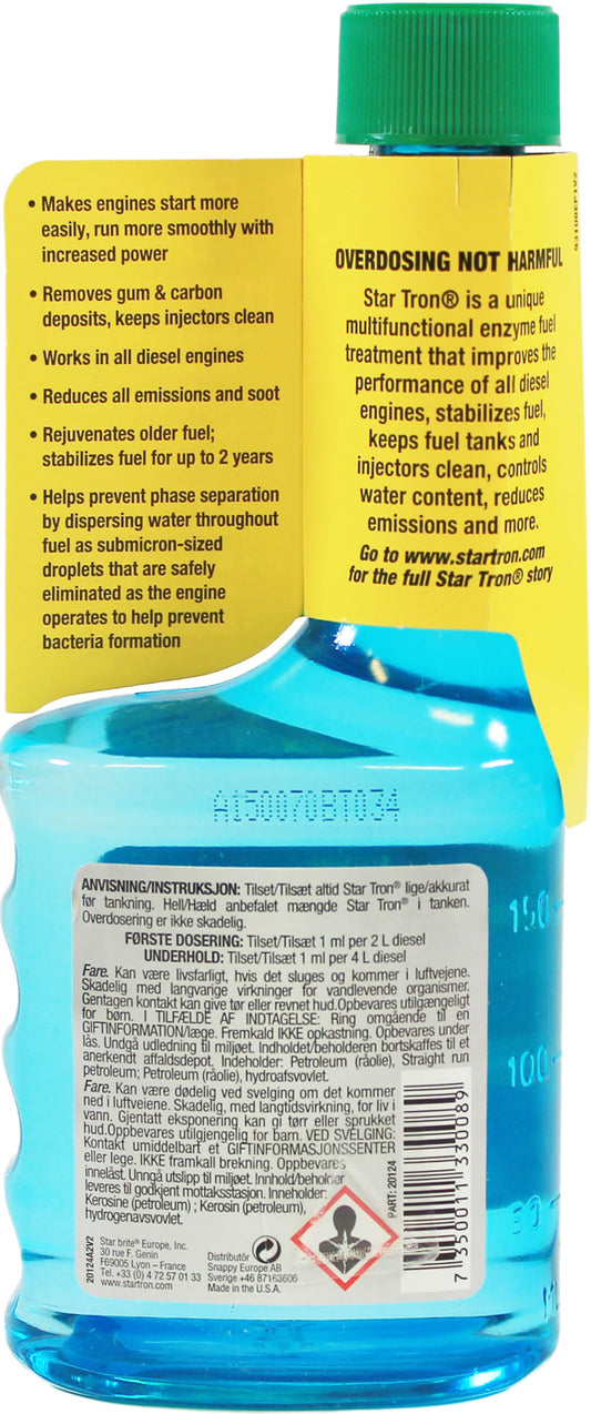 Star Tron Enzym Drivstoff Behandling for diesel 250 ml