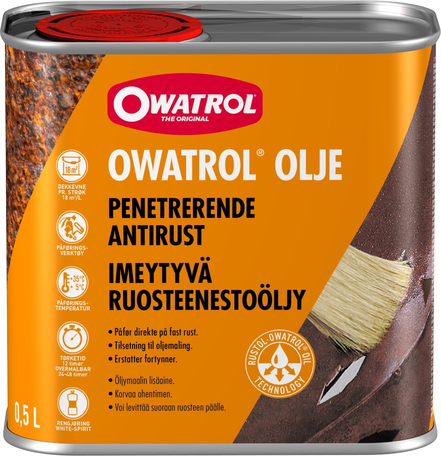 Owatrol Olje antirust 0,5 l 1L