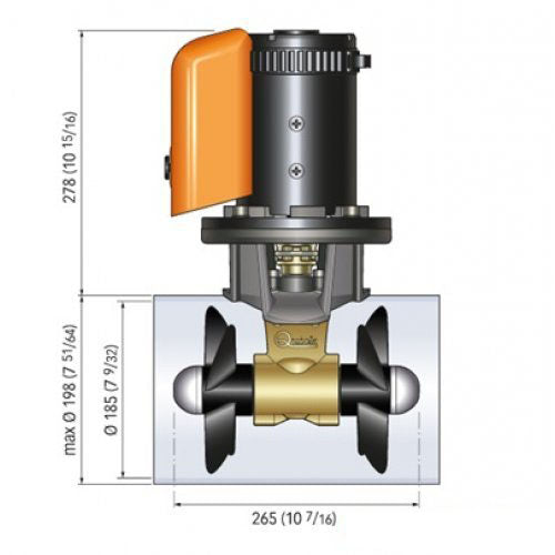 Quick BTQ 185-65 DP 24V baugpropellsett