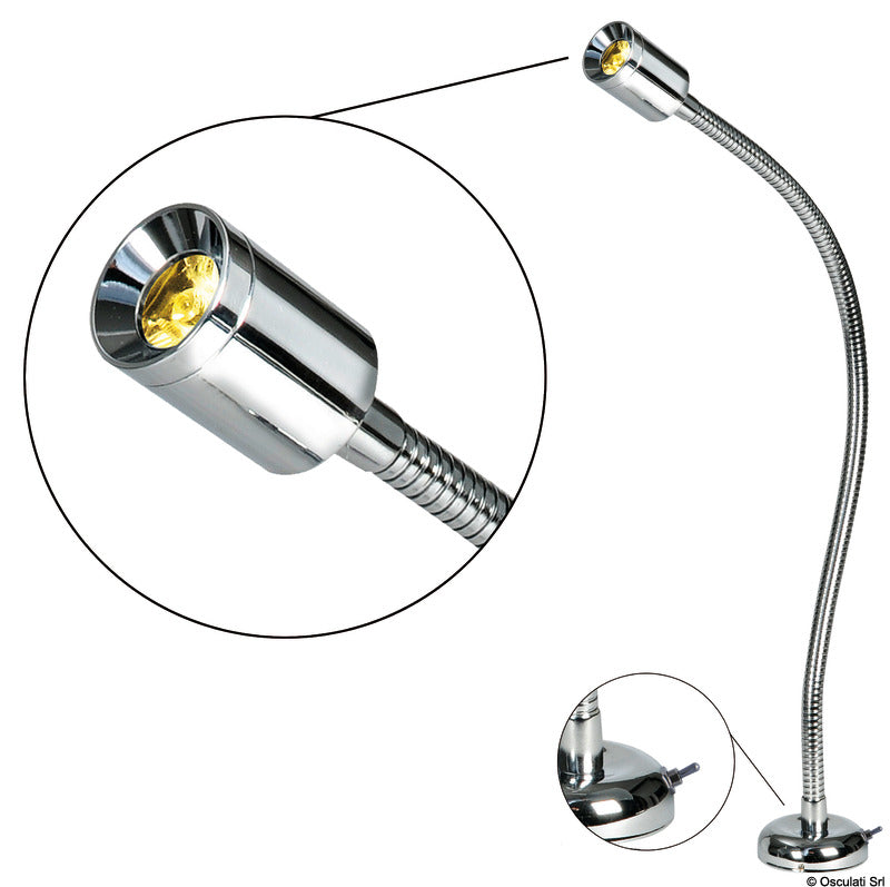 Leddet LED-lesespotlight