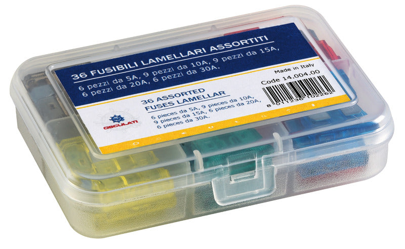 36 assorterte bladsikringer