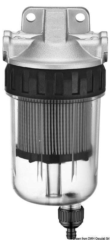 Vann-drivstoffilter/separator