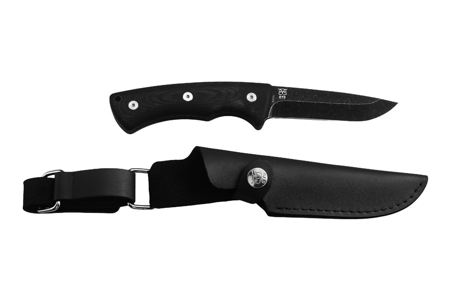 Øyo Kniv Falketind black - Allround slirekniv