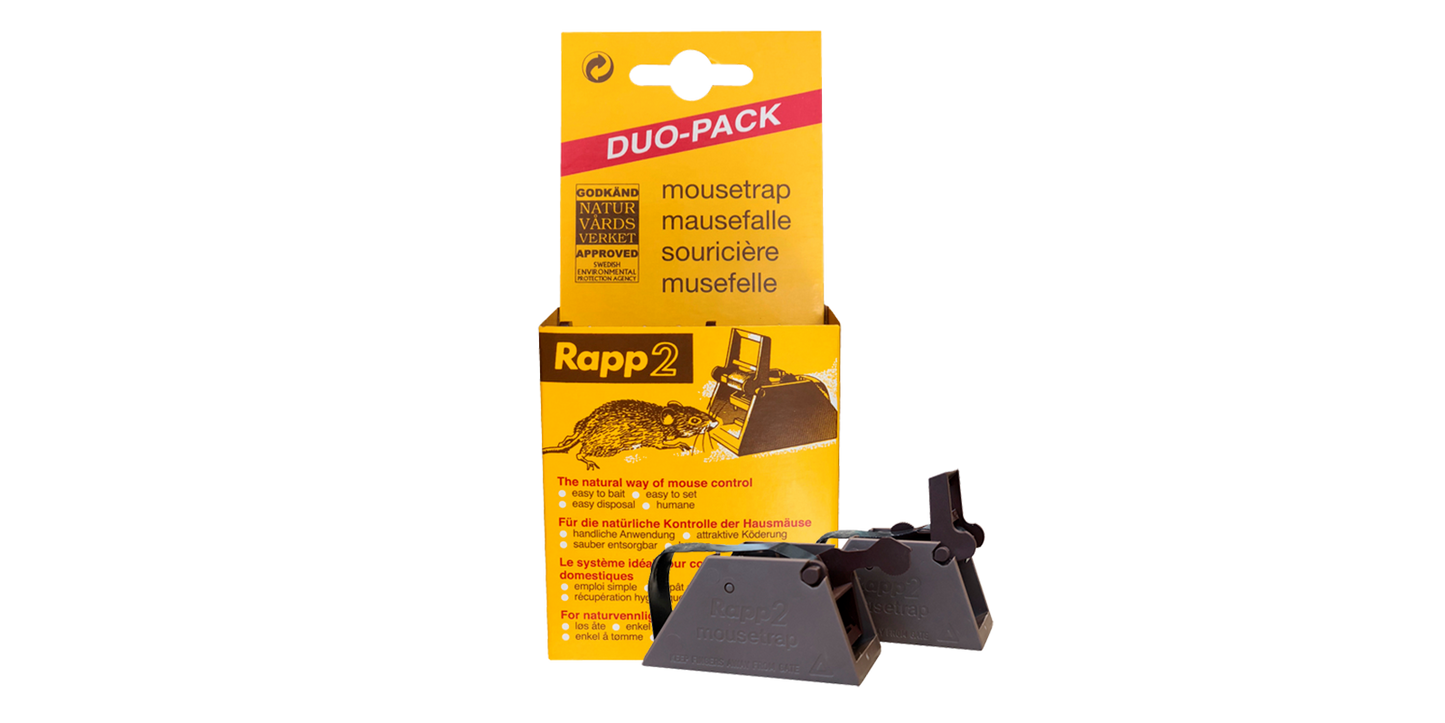 Rapp Musefelle - 2pk plast - Felle - Mus - Duo pack