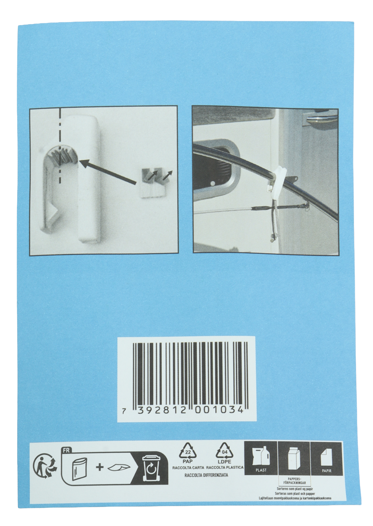 FEND-FIX XL fenderfeste 2pk - 4-8mm fenderline - for båtrekke 20-25mm