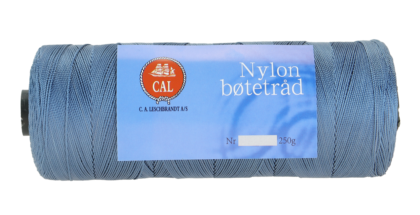 Bøtetråd - Blå - Nylon - 0,55-0,7mm - Spole