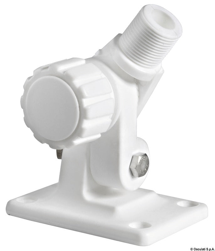 Svingbar base for VHF-antenne og GPS