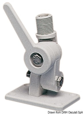 Svingbar base for VHF-antenne og GPS
