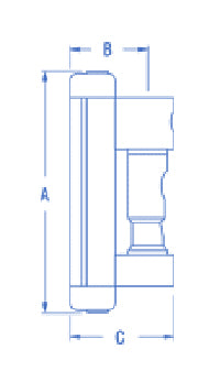 Ronstan S30 Batten Car Quick Release, 129mm x 76mm