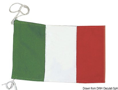 Italiensk høflighetsflagg av polyester