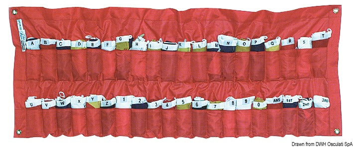 40 "Gran Pavese" flagg med veske