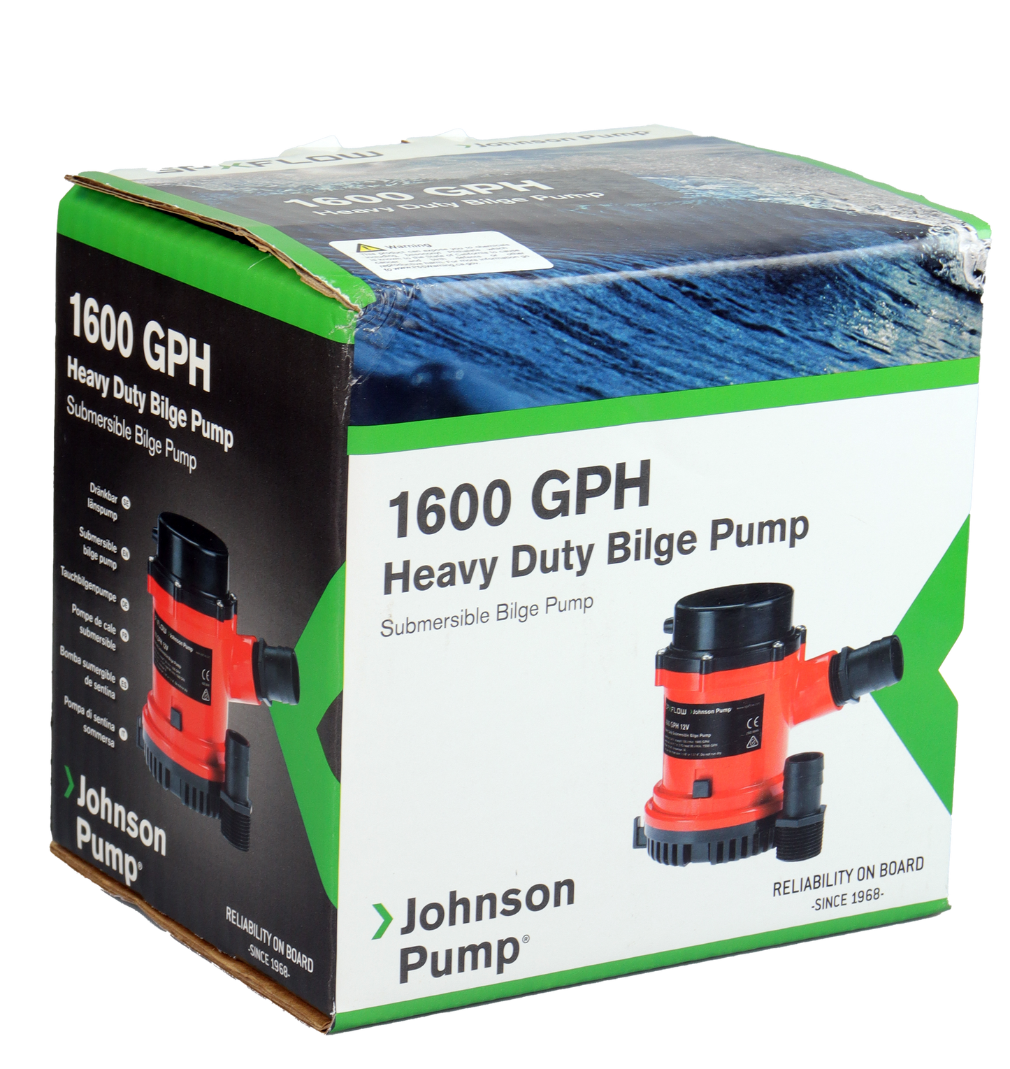 Johnson Pump Lensepumpe L1600 - 24v - 1600 gph - 6000 l/t