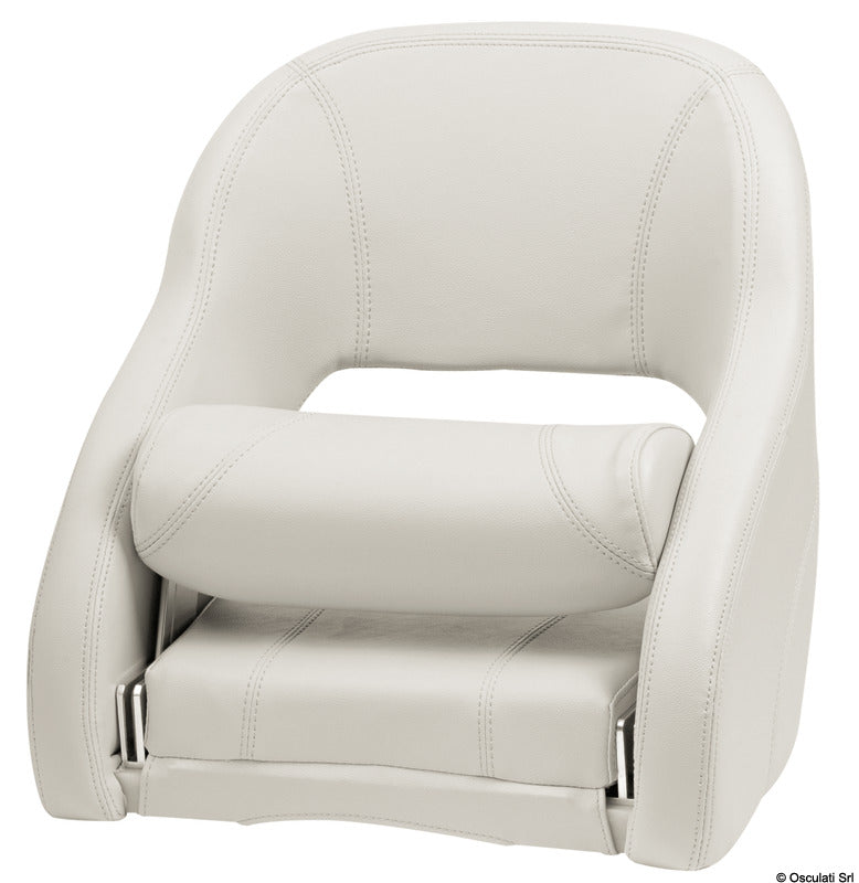 Ergonomisk polstret sete med H52R oppfellbar bolster