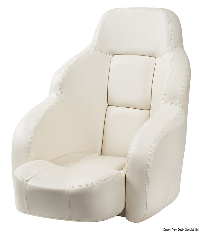 Polstret ergonomisk sete med oppfellbar pute 3090