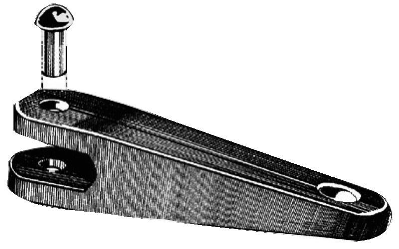 Reservedelsvingemutter for påhengsmotorer Johnson / Evinrude