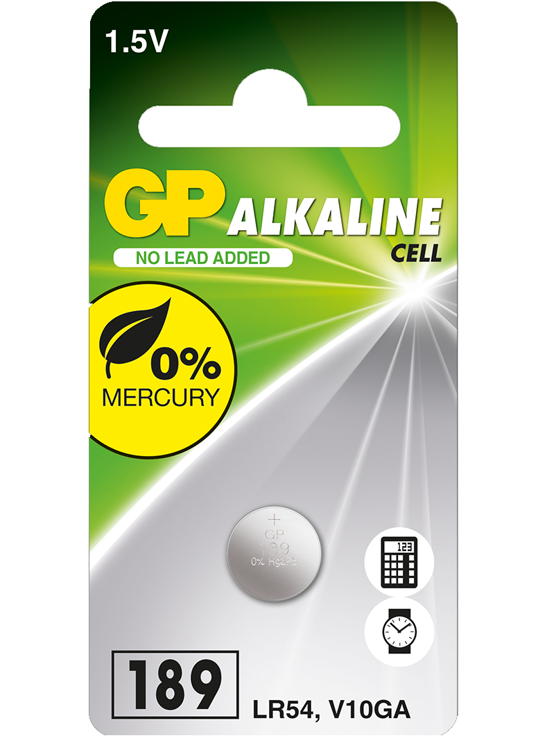 GP Batteri Knappcell - LR 54 - 1,5V - 189/V10GA
