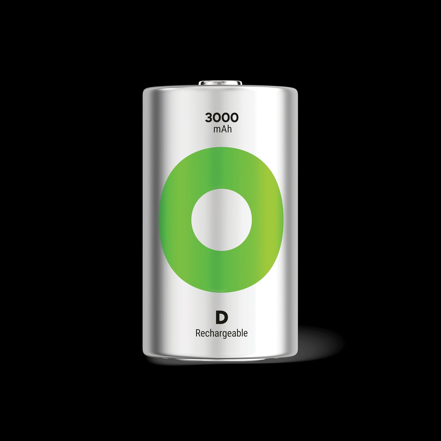 GP ReCyko D-batteri 3000mAh - 2pk - Oppladbart NiMH 1,2v LR-20