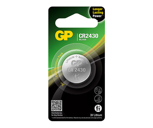 GP Batteri Knappcell - CR 2430 - 3V