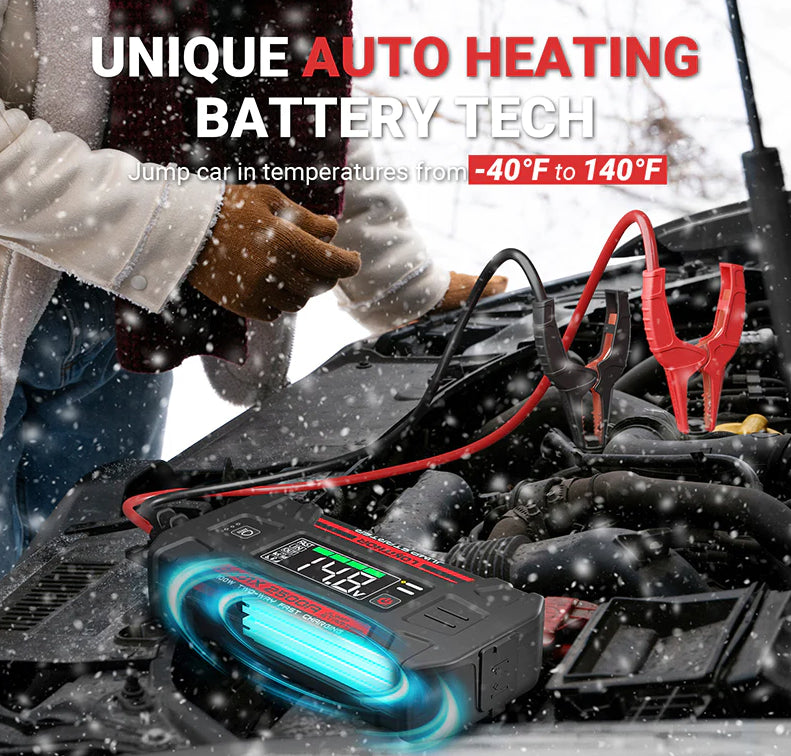 Lokithor Lithium Jump Starter J401X - 12v 2500A 74Wh startbooster