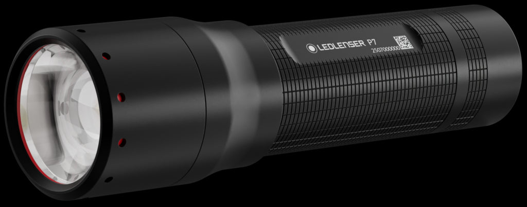 Ledlenser P7 650lm black - 650 Lumen - 4xAAA batterier