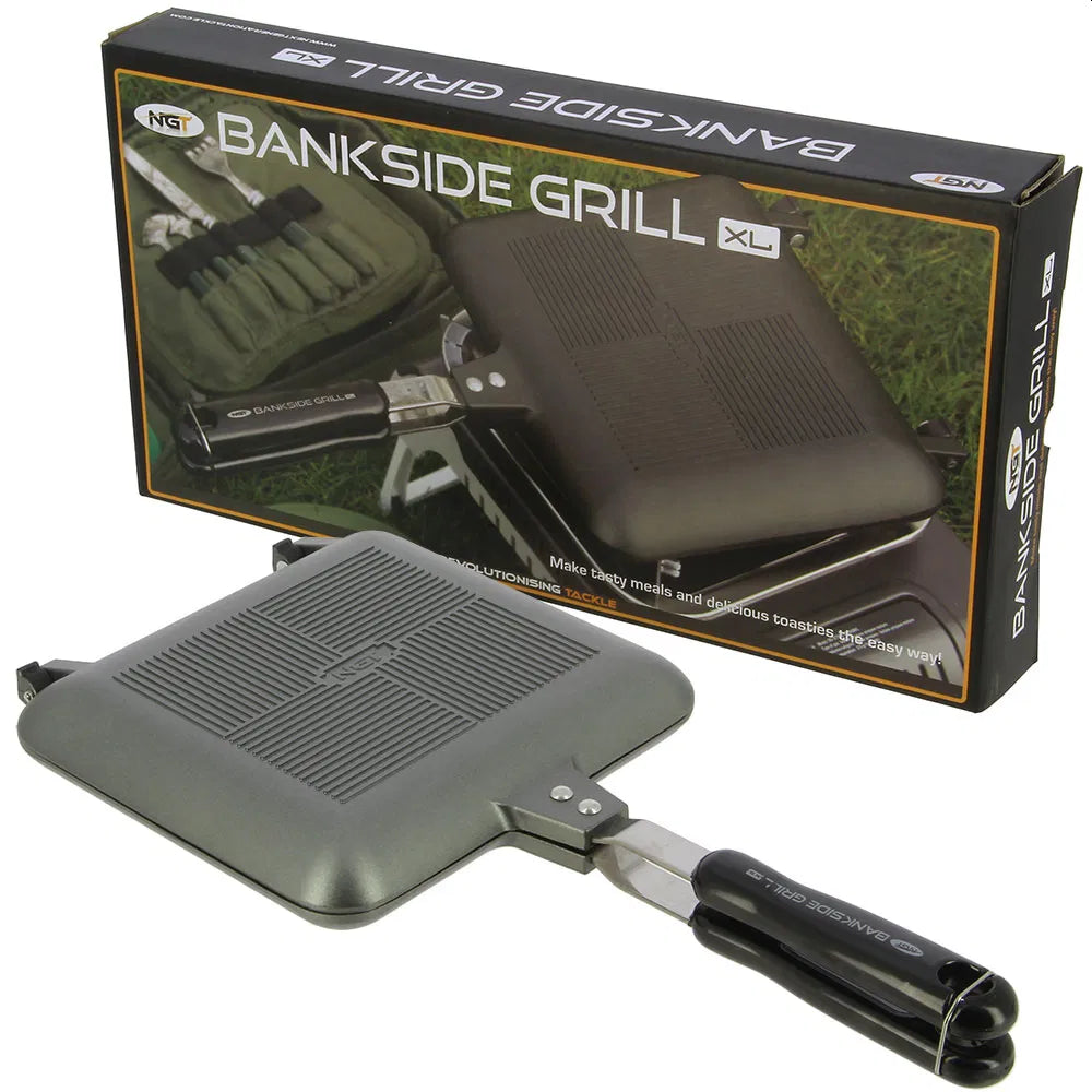 NGT Grillpanne for turbruk - Toastjern - Vendbar stekepanne