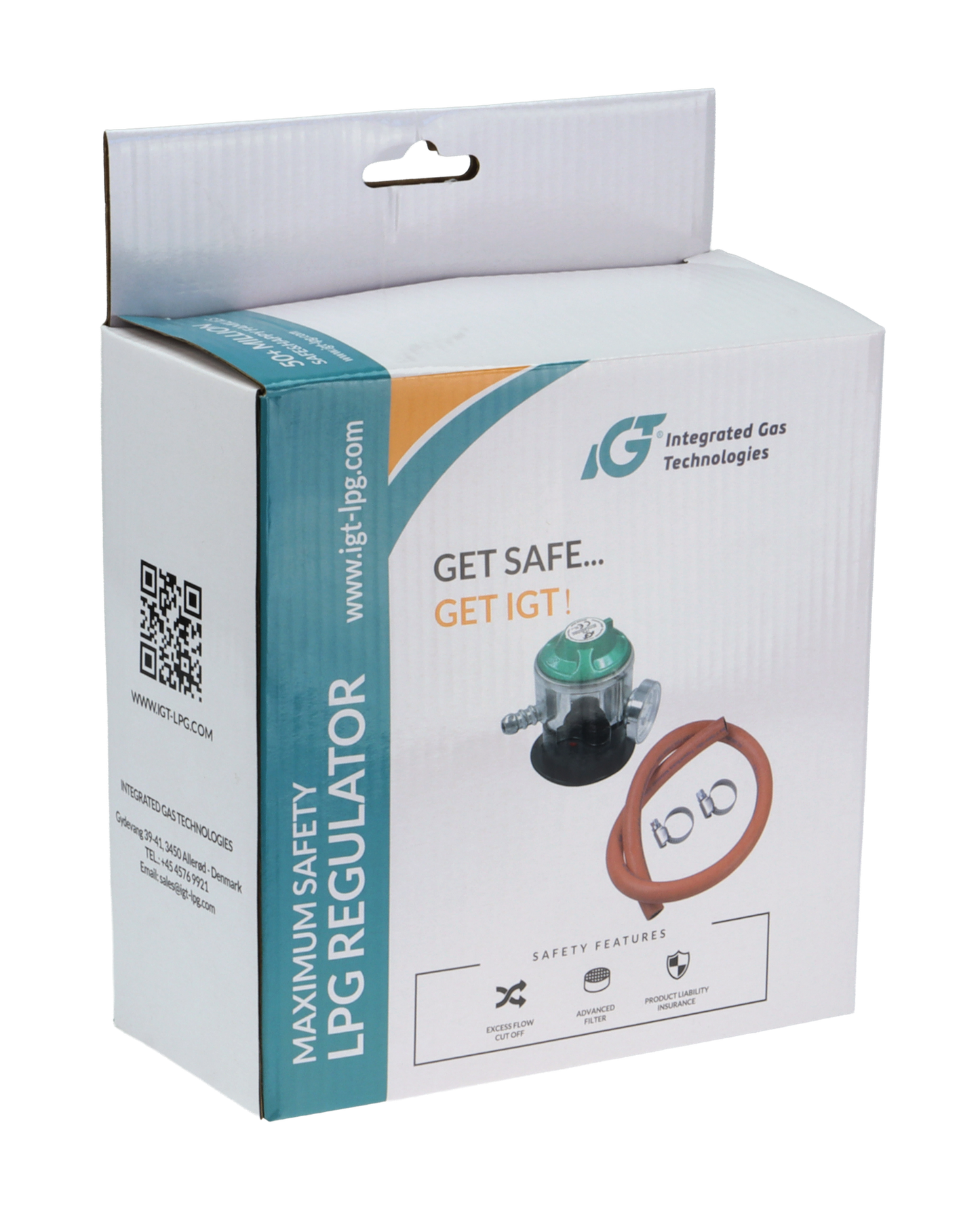 IGT Jumbo Basic Gassregulatorsett - m/Manometer og 1,5m slange