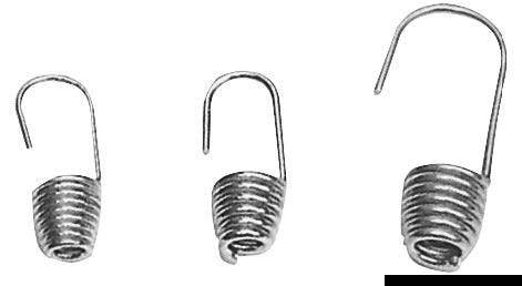 Ringkroker i rustfritt stål til strikk