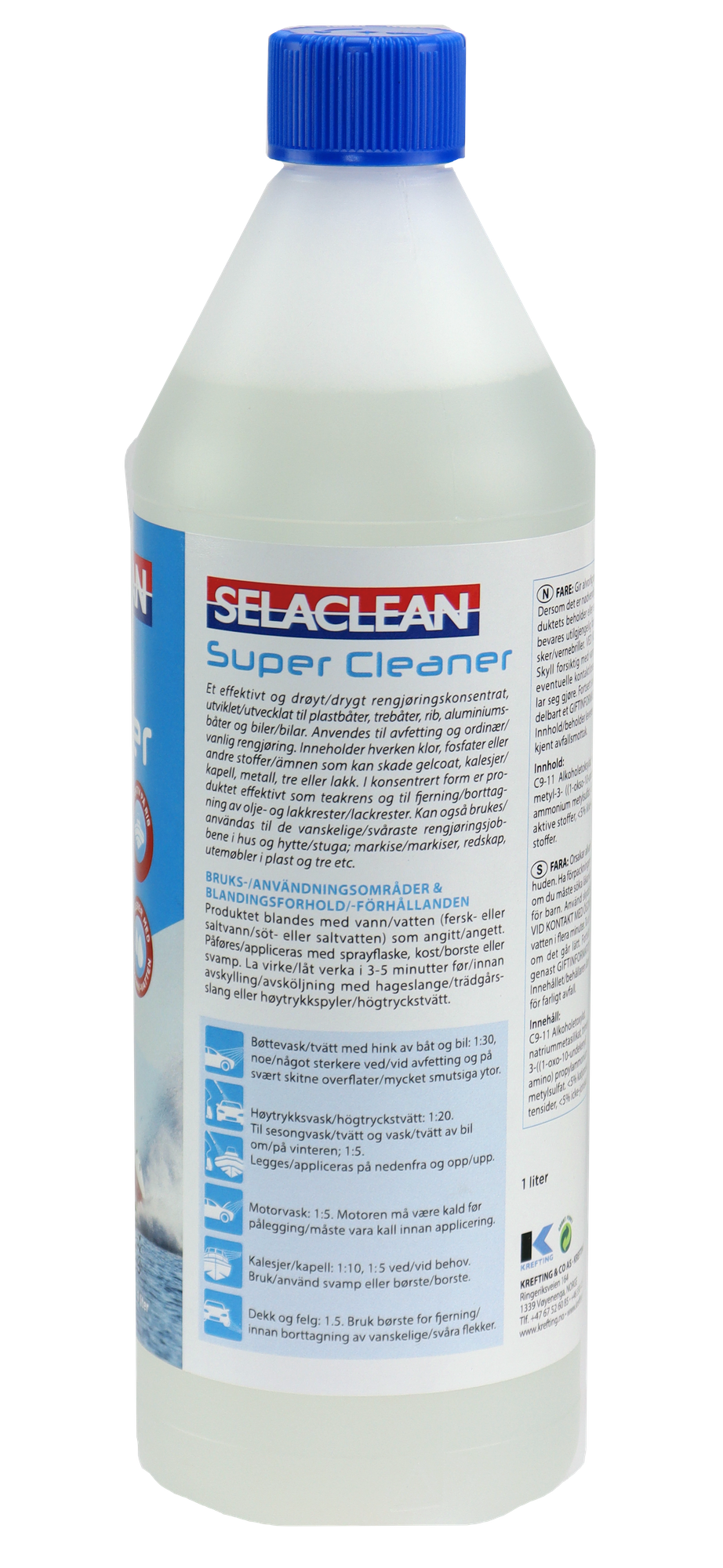 Selaclean Super cleaner - Flaske - 1 liter