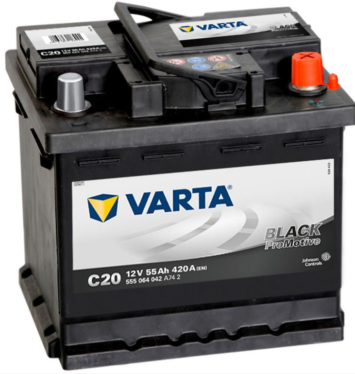 Varta Black Dynamic C20 - Startbatteri - 12v 55Ah 420CCA