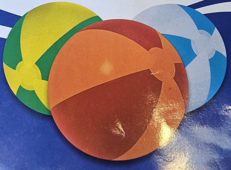 Fashy Badeball Ø50cm 10pk ass - Badeball, assorterte farger